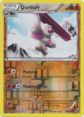XY Gurdurr #66/146 reverse holo
